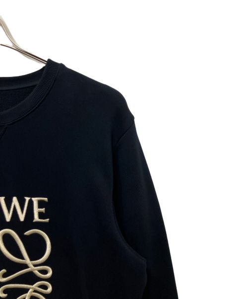 LOEWE（ロエベ）LOEWE (ロエベ) ロエベ アナグラム レギュラーフィット スウェットシャツ ネイビー サイズ:Mの古着・服飾アイテム
