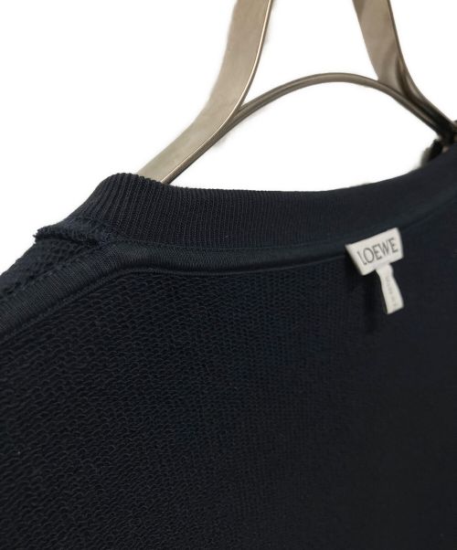 LOEWE（ロエベ）LOEWE (ロエベ) ロエベ アナグラム レギュラーフィット スウェットシャツ ネイビー サイズ:Mの古着・服飾アイテム