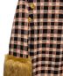中古・古着 GUCCI (グッチ) チェックファーコート ピンク サイズ:38：35000円
