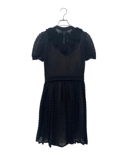 CHANEL（シャネル）CHANEL (シャネル) ブラックニットドレス ブラック サイズ:38の古着・服飾アイテム