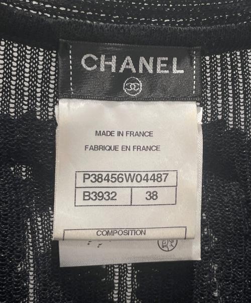 CHANEL（シャネル）CHANEL (シャネル) ブラックニットドレス ブラック サイズ:38の古着・服飾アイテム