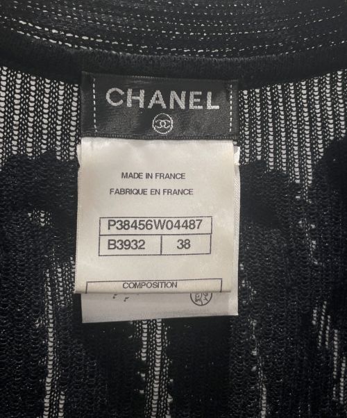 CHANEL（シャネル）CHANEL (シャネル) 10s ニットブラックドレス ブラック サイズ:38の古着・服飾アイテム