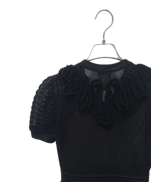 CHANEL（シャネル）CHANEL (シャネル) ブラックニットドレス ブラック サイズ:38の古着・服飾アイテム