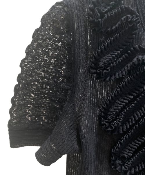 CHANEL（シャネル）CHANEL (シャネル) 10s ニットブラックドレス ブラック サイズ:38の古着・服飾アイテム