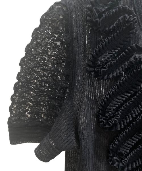 CHANEL（シャネル）CHANEL (シャネル) ブラックニットドレス ブラック サイズ:38の古着・服飾アイテム