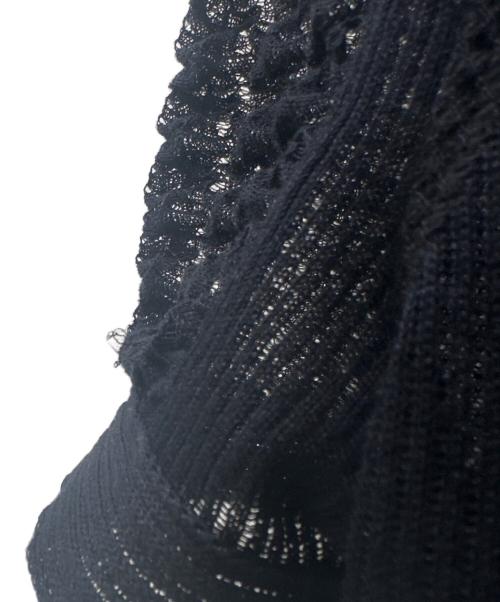 CHANEL（シャネル）CHANEL (シャネル) ブラックニットドレス ブラック サイズ:38の古着・服飾アイテム