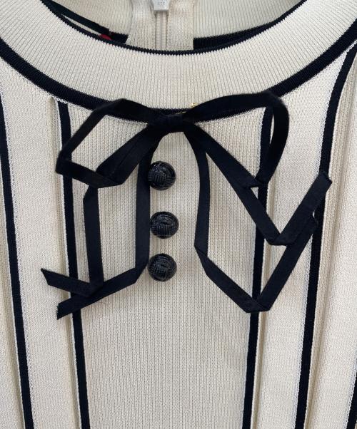 GUCCI（グッチ）GUCCI (グッチ) ニットワンピース アイボリー サイズ:Sの古着・服飾アイテム
