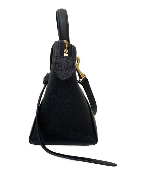 CELINE（セリーヌ）CELINE (セリーヌ) マイクロ ベルトバッグ ブラック サイズ:マイクロの古着・服飾アイテム