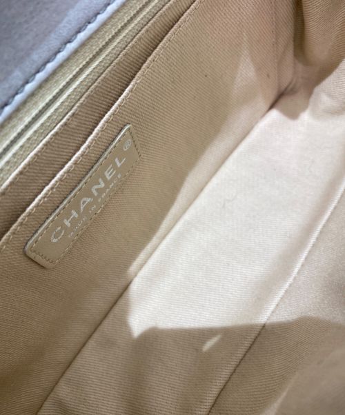 CHANEL（シャネル）CHANEL (シャネル) ココマークチェーンショルダーバッグ グレーの古着・服飾アイテム