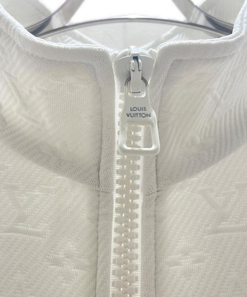 LOUIS VUITTON（ルイ ヴィトン）LOUIS VUITTON (ルイ ヴィトン) モノグラムジップアップジャケット ホワイト サイズ:XLの古着・服飾アイテム