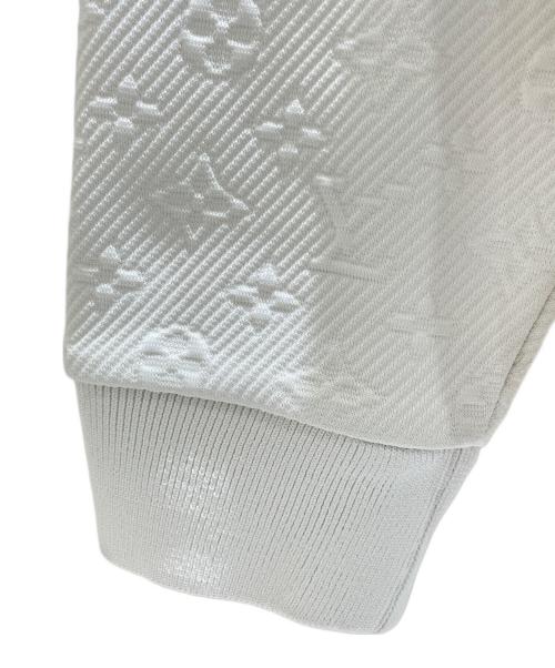 LOUIS VUITTON（ルイ ヴィトン）LOUIS VUITTON (ルイ ヴィトン) モノグラムジップアップジャケット ホワイト サイズ:XLの古着・服飾アイテム