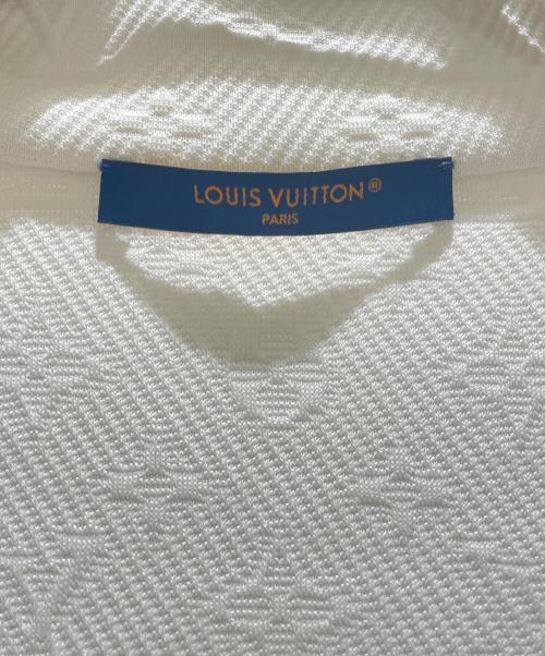 LOUIS VUITTON（ルイ ヴィトン）LOUIS VUITTON (ルイ ヴィトン) モノグラムジップアップジャケット ホワイト サイズ:XLの古着・服飾アイテム