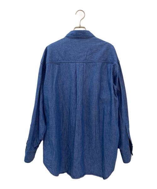 Americana（アメリカーナ）Americana (アメリカーナ) Oversized Denim Shirt ブルー サイズ:Freeの古着・服飾アイテム