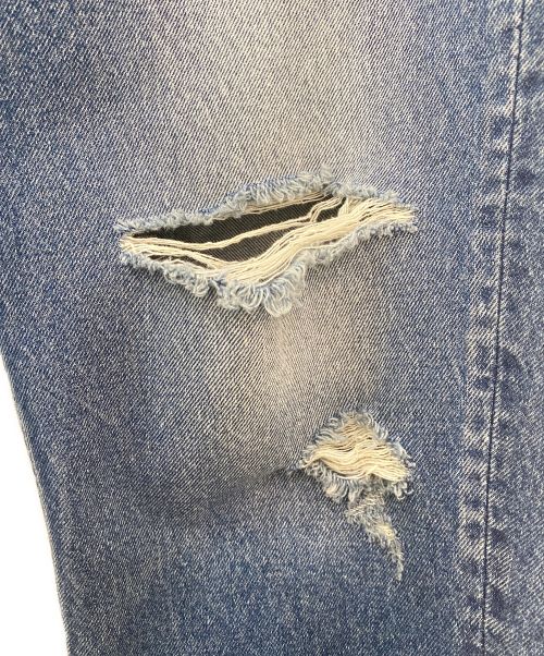 MADISON BLUE（マディソンブルー）MADISON BLUE (マディソンブルー) CRASHED SAROUEL PANTS DENIM ブルー サイズ:01の古着・服飾アイテム