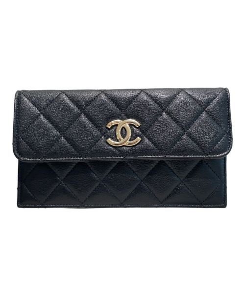 CHANEL（シャネル）CHANEL (シャネル) ショルダーバッグ ブラック×ベージュ×ホワイトの古着・服飾アイテム