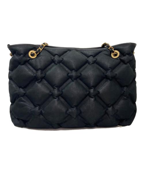 CHANEL（シャネル）CHANEL (シャネル) キルティングトートバッグ ブラックの古着・服飾アイテム