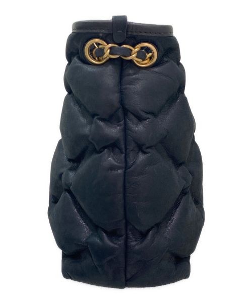 CHANEL（シャネル）CHANEL (シャネル) キルティングトートバッグ ブラックの古着・服飾アイテム