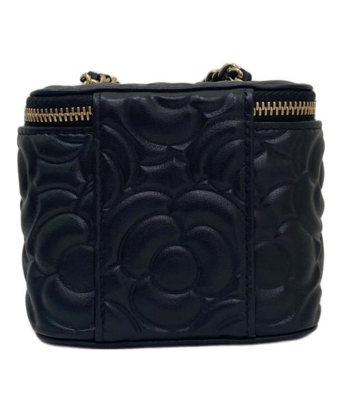CHANEL（シャネル）CHANEL (シャネル) ミニヴァニティカメリアケース ブラック サイズ:ミニの古着・服飾アイテム