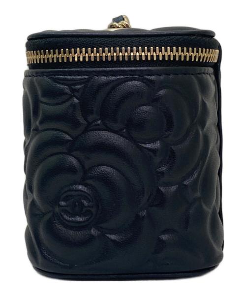 CHANEL（シャネル）CHANEL (シャネル) ミニヴァニティカメリアケース ブラック サイズ:ミニの古着・服飾アイテム