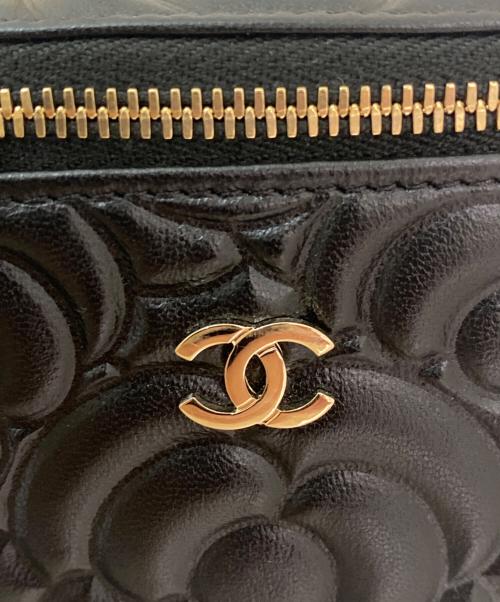 CHANEL（シャネル）CHANEL (シャネル) ミニヴァニティカメリアケース ブラック サイズ:ミニの古着・服飾アイテム