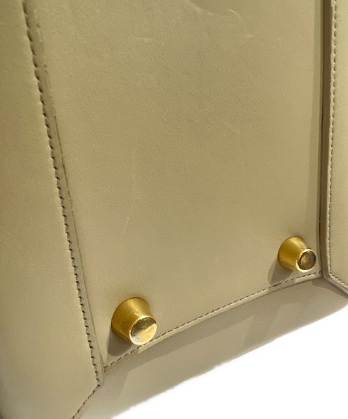 CELINE（セリーヌ）CELINE (セリーヌ) ベルトバッグ ベージュ×ボルドー サイズ:ミニの古着・服飾アイテム