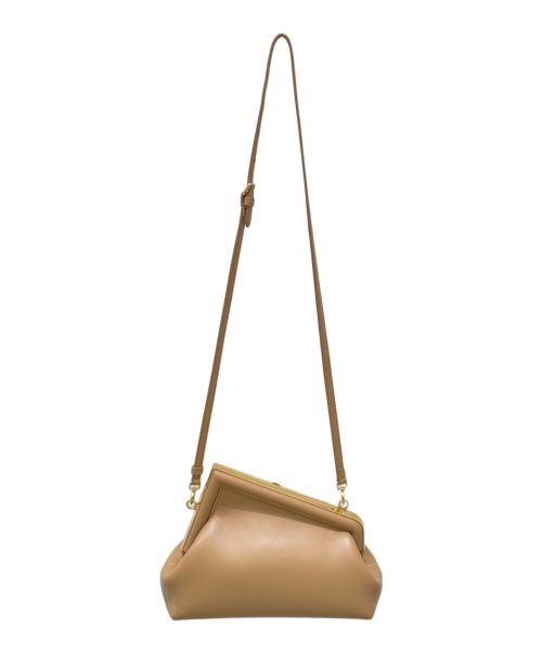 FENDI（フェンディ）FENDI (フェンディ) ファースト スモール ベージュ×ゴールドの古着・服飾アイテム
