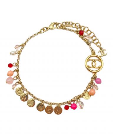 中古・古着通販】CHANEL (シャネル) ココマークブレスレット ゴールド