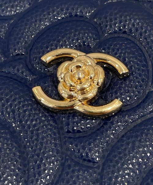 CHANEL（シャネル）CHANEL (シャネル) カメリア ブルーの古着・服飾アイテム