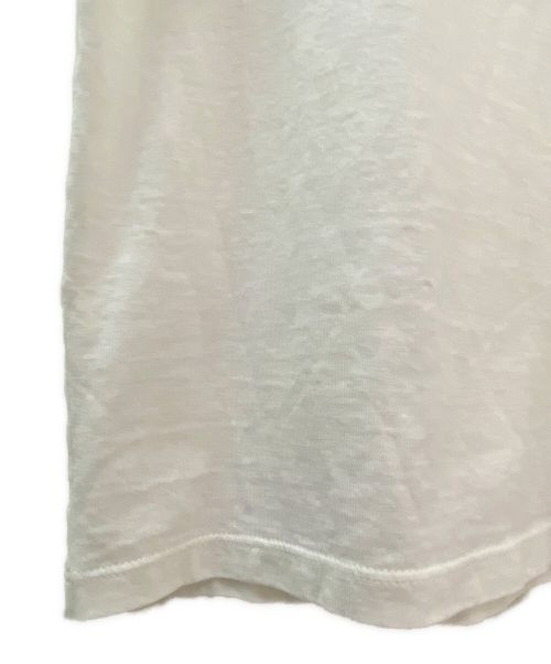 CELINE（セリーヌ）CELINE (セリーヌ) ロゴTシャツ ホワイト×ネイビー サイズ:Sの古着・服飾アイテム