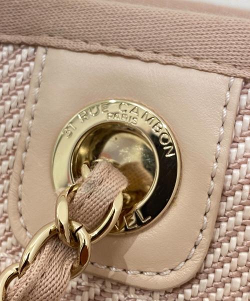CHANEL（シャネル）CHANEL (シャネル) ドーヴィルMM ピンク サイズ:MMの古着・服飾アイテム