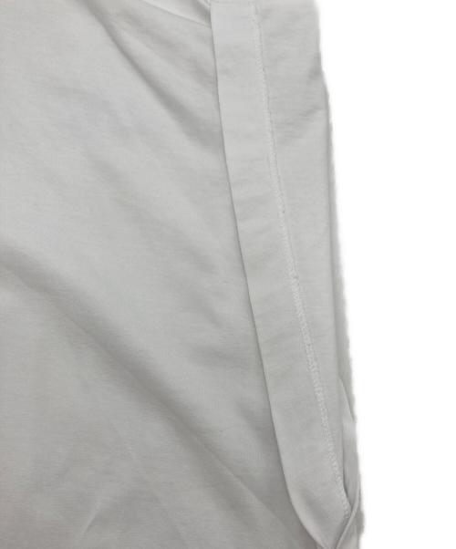 MSGM（エムエスジーエム）MSGM (エムエスジーエム) アシンメトリーラッフルスリーブスウェットシャツ ホワイト サイズ:Sの古着・服飾アイテム