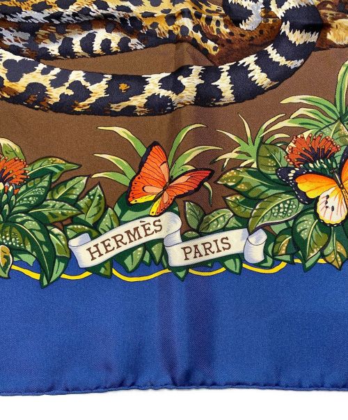 HERMES（エルメス）HERMES (エルメス) カレ90 ブルー サイズ:90の古着・服飾アイテム