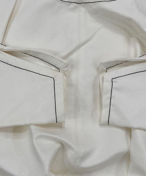 Phillip Lim（フィリップ リム）Phillip Lim (フィリップ リム) ベルテッドトップス ホワイトの古着・服飾アイテム