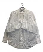 MSGMエムエスジーエム）の古着「フリルブラウス」｜ホワイト