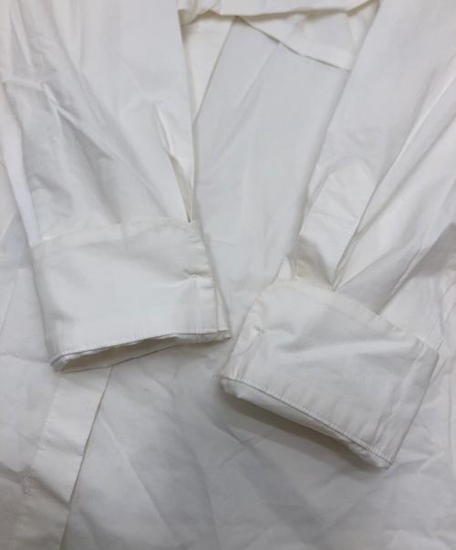 MSGM（エムエスジーエム）MSGM (エムエスジーエム) フリルブラウス ホワイト サイズ:44の古着・服飾アイテム