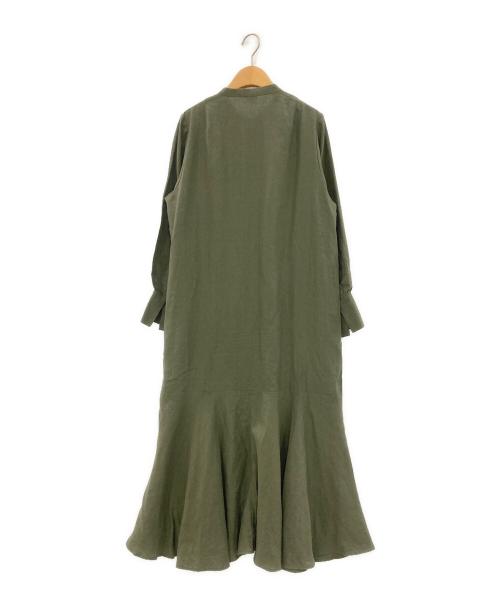 BELIZE（ベリーズ）BELIZE (ベリーズ) リネンワンピース グリーン サイズ:2の古着・服飾アイテム