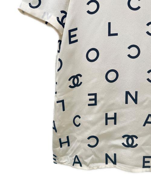 CHANEL（シャネル）CHANEL (シャネル) ココマーク 半袖 ロゴ カットソー  ホワイト サイズ:38の古着・服飾アイテム