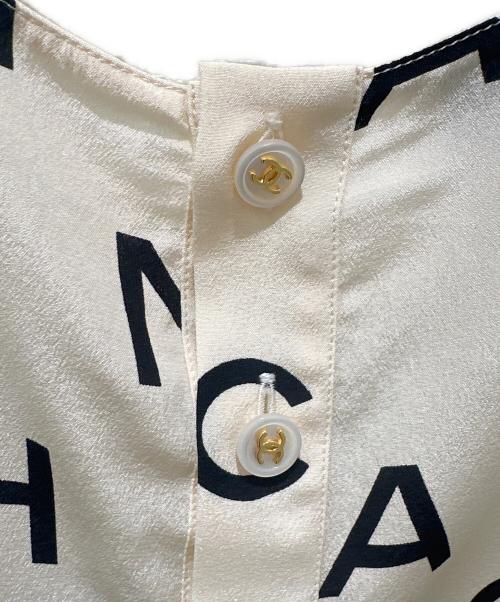 CHANEL（シャネル）CHANEL (シャネル) ココマーク 半袖 ロゴ カットソー  ホワイト サイズ:38の古着・服飾アイテム