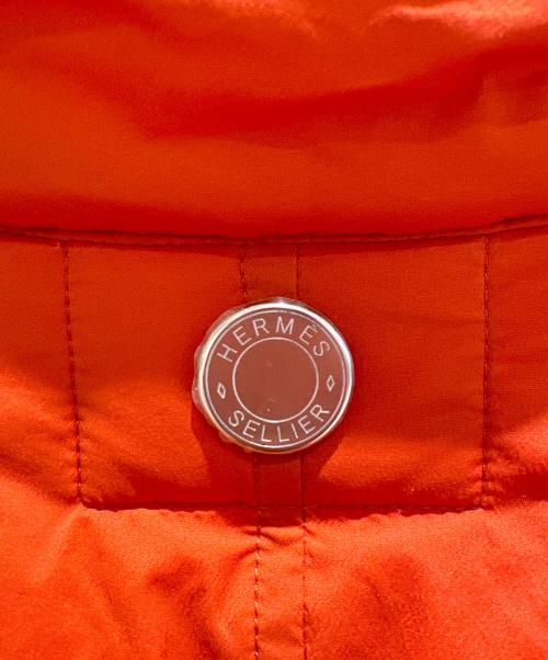HERMES（エルメス）HERMES (エルメス) Piumino/ダウンジャケット オレンジ サイズ:Lの古着・服飾アイテム