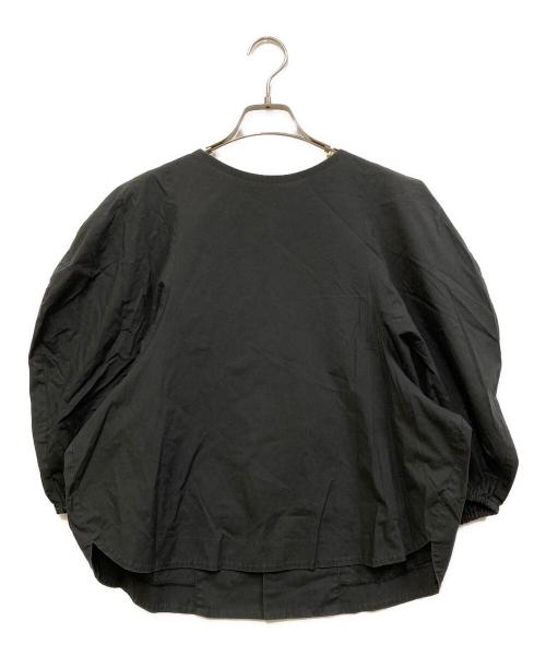 ENFOLD（エンフォルド）ENFOLD (エンフォルド) ボリュームスリーブブラウス ブラック サイズ:SIZE 36の古着・服飾アイテム