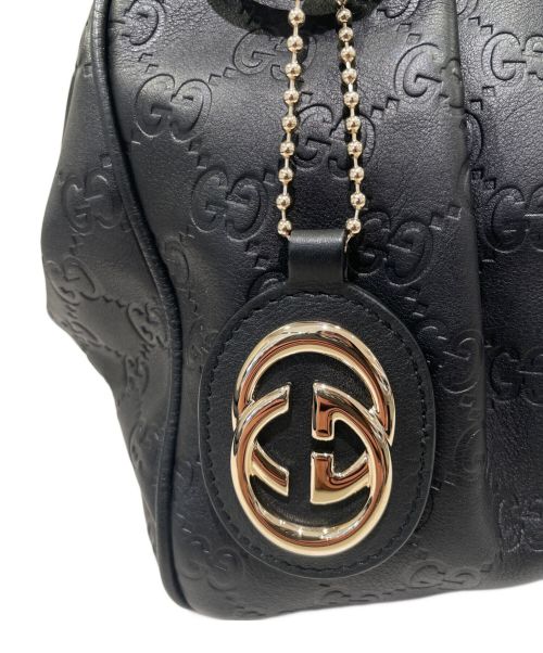 GUCCI（グッチ）GUCCI (グッチ) グッチシマ スーキー トートバッグ ブラックの古着・服飾アイテム