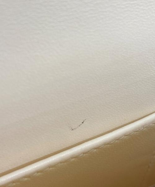 HERMES（エルメス）HERMES (エルメス) ヴェルーミニストラップバッグ アイボリー×オレンジの古着・服飾アイテム