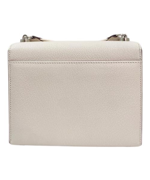 HERMES（エルメス）HERMES (エルメス) ヴェルーミニストラップバッグ アイボリー×オレンジの古着・服飾アイテム