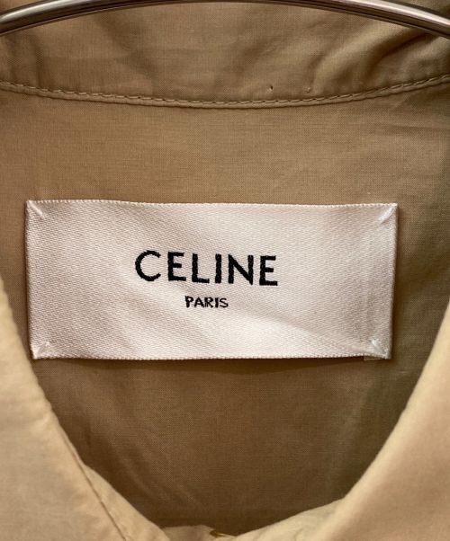 CELINE（セリーヌ）CELINE (セリーヌ) シャツワンピース ベージュ サイズ:38の古着・服飾アイテム