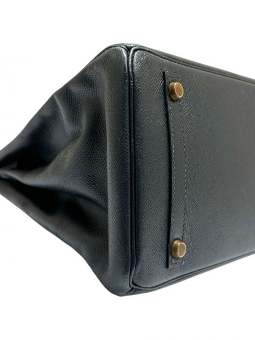 HERMES（エルメス）HERMES (エルメス) バーキン30 クシュベル ゴールド金具 1994年製 ネイビー×ゴールド金具 サイズ:30の古着・服飾アイテム