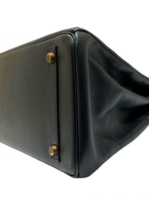 HERMES（エルメス）HERMES (エルメス) バーキン30 クシュベル ゴールド金具 1994年製 ネイビー×ゴールド金具 サイズ:30の古着・服飾アイテム