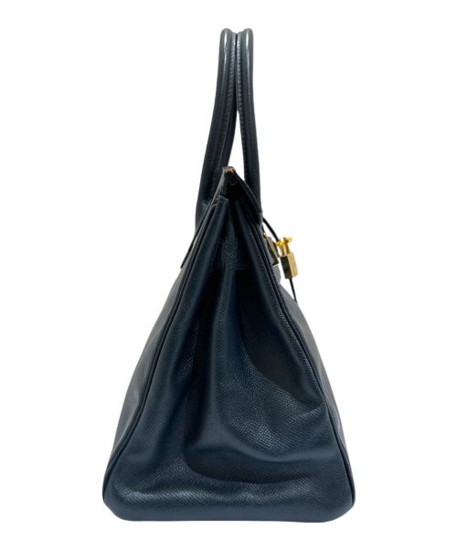 HERMES（エルメス）HERMES (エルメス) バーキン30 クシュベル ゴールド金具 1994年製 ネイビー×ゴールド金具 サイズ:30の古着・服飾アイテム