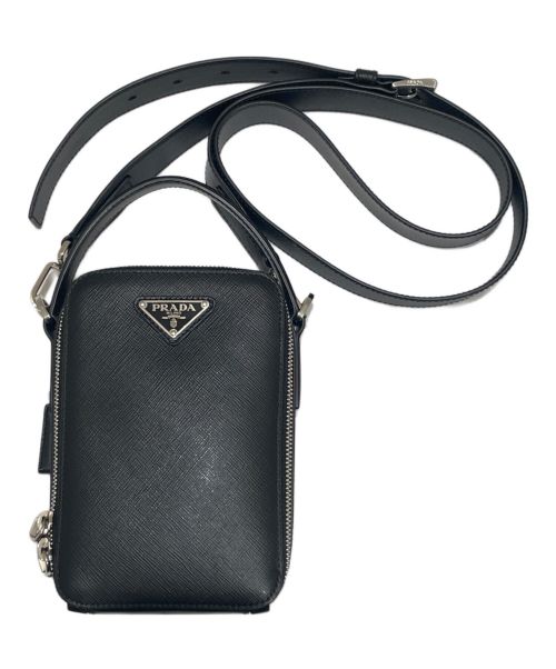 PRADA（プラダ）PRADA (プラダ) クロスボディバッグ ブラックの古着・服飾アイテム