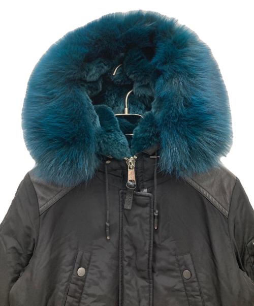 Nicole Benisti（ニコールベニシッティ）Nicole Benisti (ニコールベニシッティ) ダウンコート ブラック サイズ:Sの古着・服飾アイテム