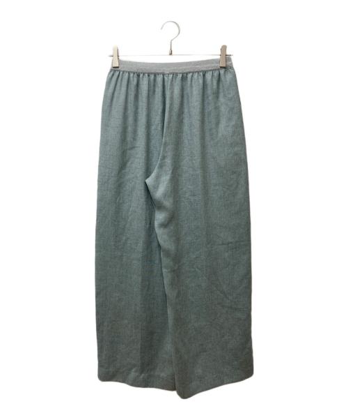 Gabardine K.T（ギャバシンケーティー）Gabardine K.T (ギャバシンケーティー) 麻調合繊ワイドパンツ　72-15PG05 スカイブルー サイズ:9の古着・服飾アイテム